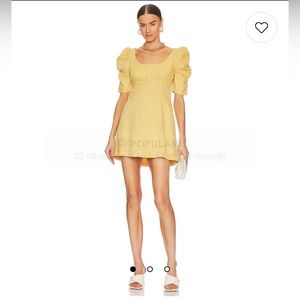 Cheyenne Denim Mini Dress in Sand Dune